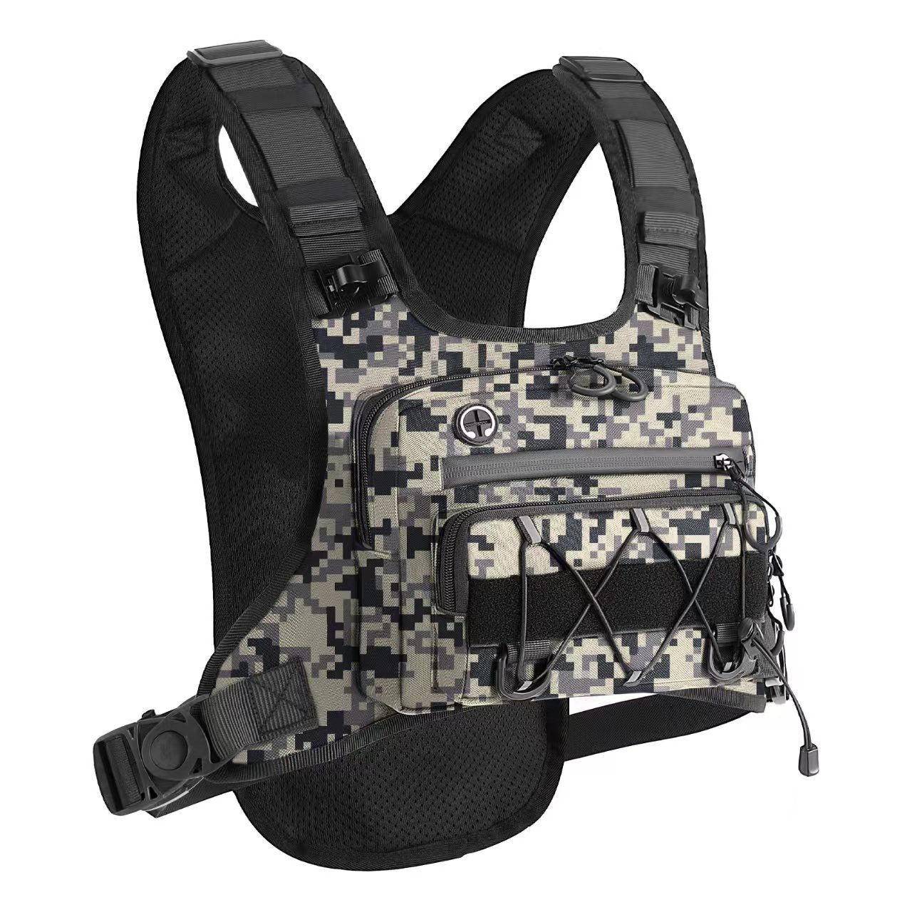 Water-Resistant Oxford Tactical Chest Bag