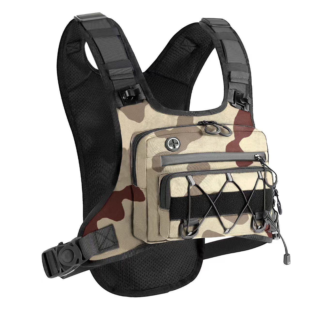 Water-Resistant Oxford Tactical Chest Bag