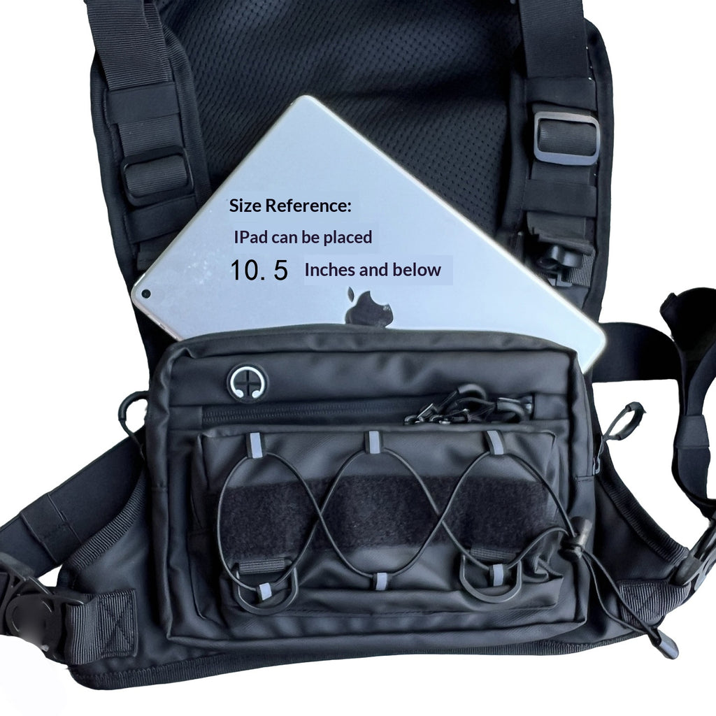 Borsa tattica da petto Oxford resistente all'acqua