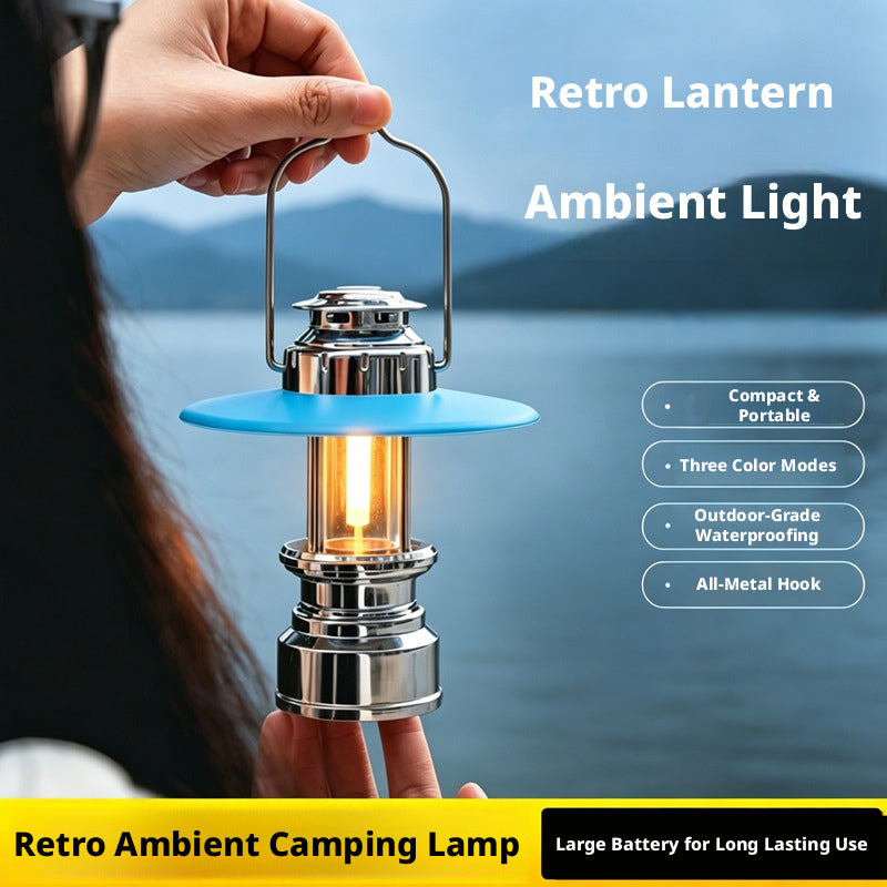 Vintage Camping Lantern | Portable Outdoor Light