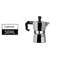Caffettiera Moka in Alluminio per Espresso a Fornello