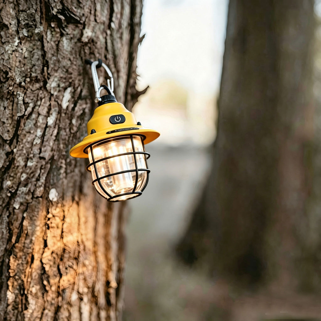 Retro Acorn Dimmable Camping Lantern