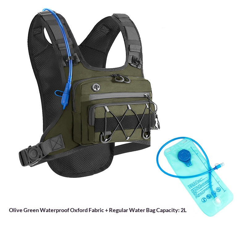 Water-Resistant Oxford Tactical Chest Bag