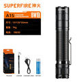SUPERFIRE A Series Waterproof Rechargeable Tactical Flashlight
