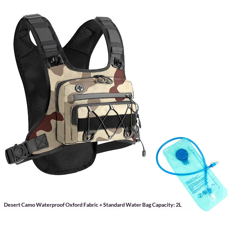 Water-Resistant Oxford Tactical Chest Bag
