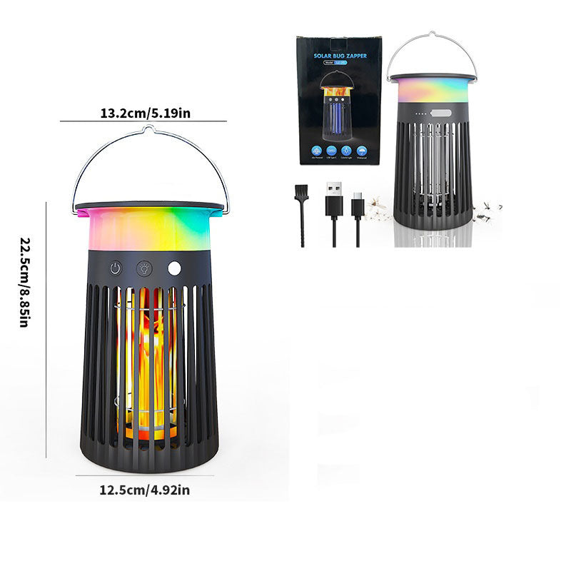 Solar RGB Hanging Electric Bug Zapper