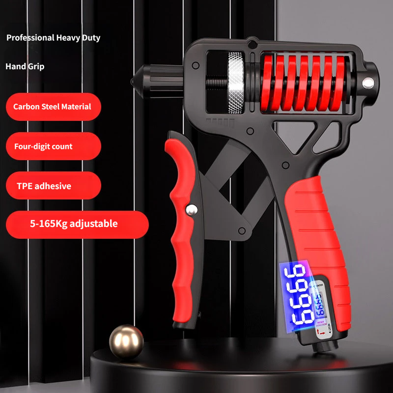 Adjustable Electronic Counting Hand Grip Strengthener