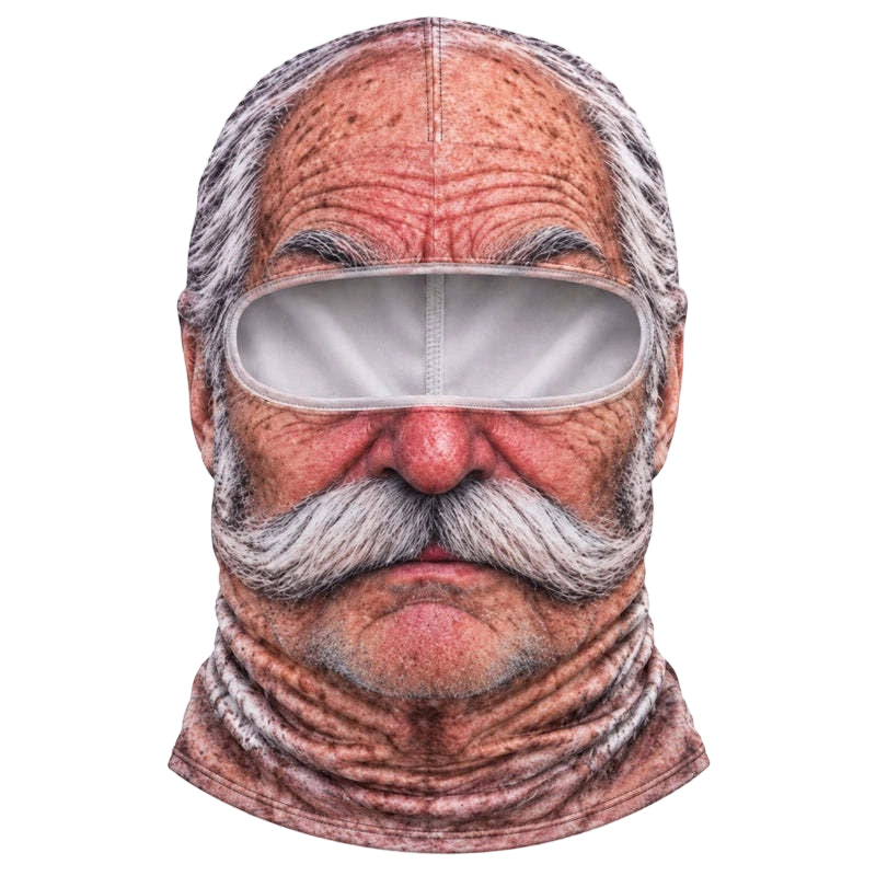 3D Realistic Funny Face Ski Balaclava