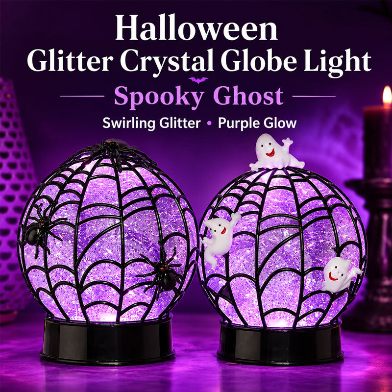 Halloween Glitter Crystal Globe Light