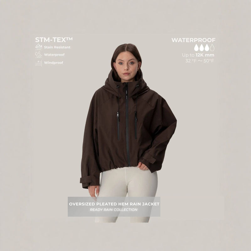 Women’s Loose-Fit Waterproof Outdoor Jacket & Raincoat