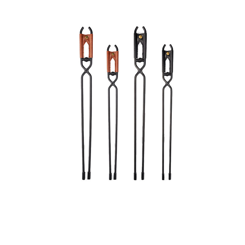 Camping Fire Tongs – Long Handle Fire Pit Tool