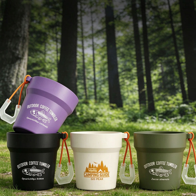 Stackable Camping Cups 5 Pack