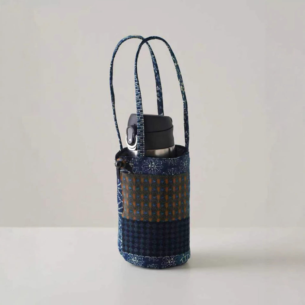 Borsa da trasporto per borraccia in stoffa vintage
