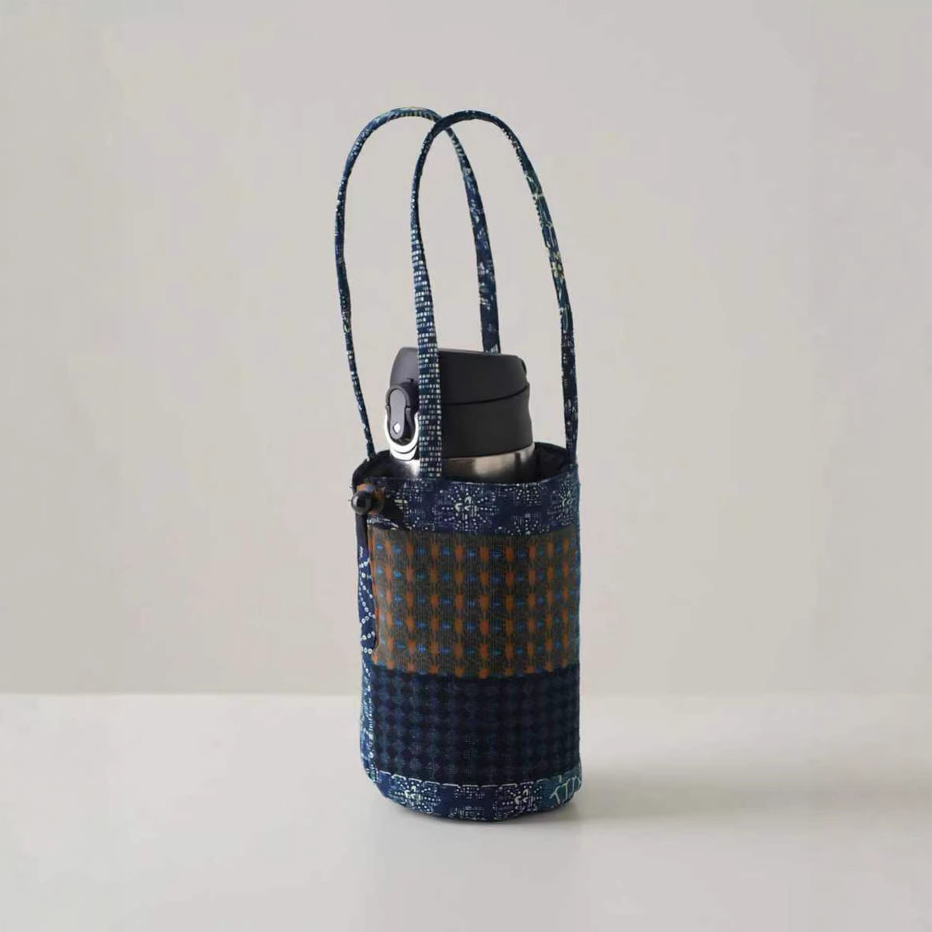 Borsa da trasporto per borraccia in stoffa vintage
