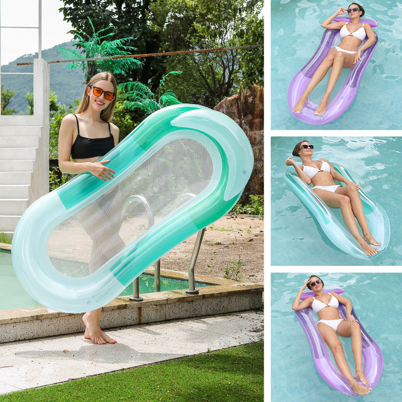 Inflatable Water Hammock Pool Float For Adults