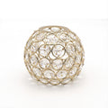 Metal Frame Crystal Globe Lampshade