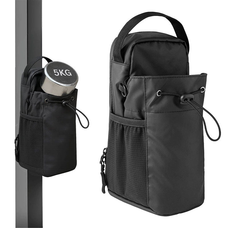 Borsa a tracolla con supporto magnetico per borraccia da palestra