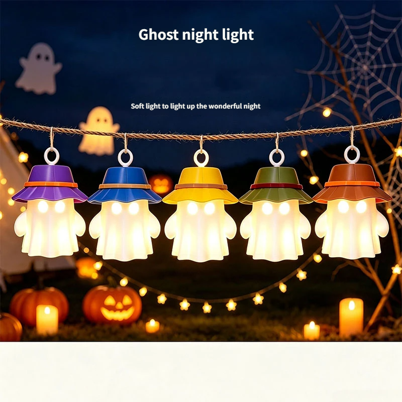 Ghost Lanterna da Campeggio LED, Luce Notte Portatile da Appendere