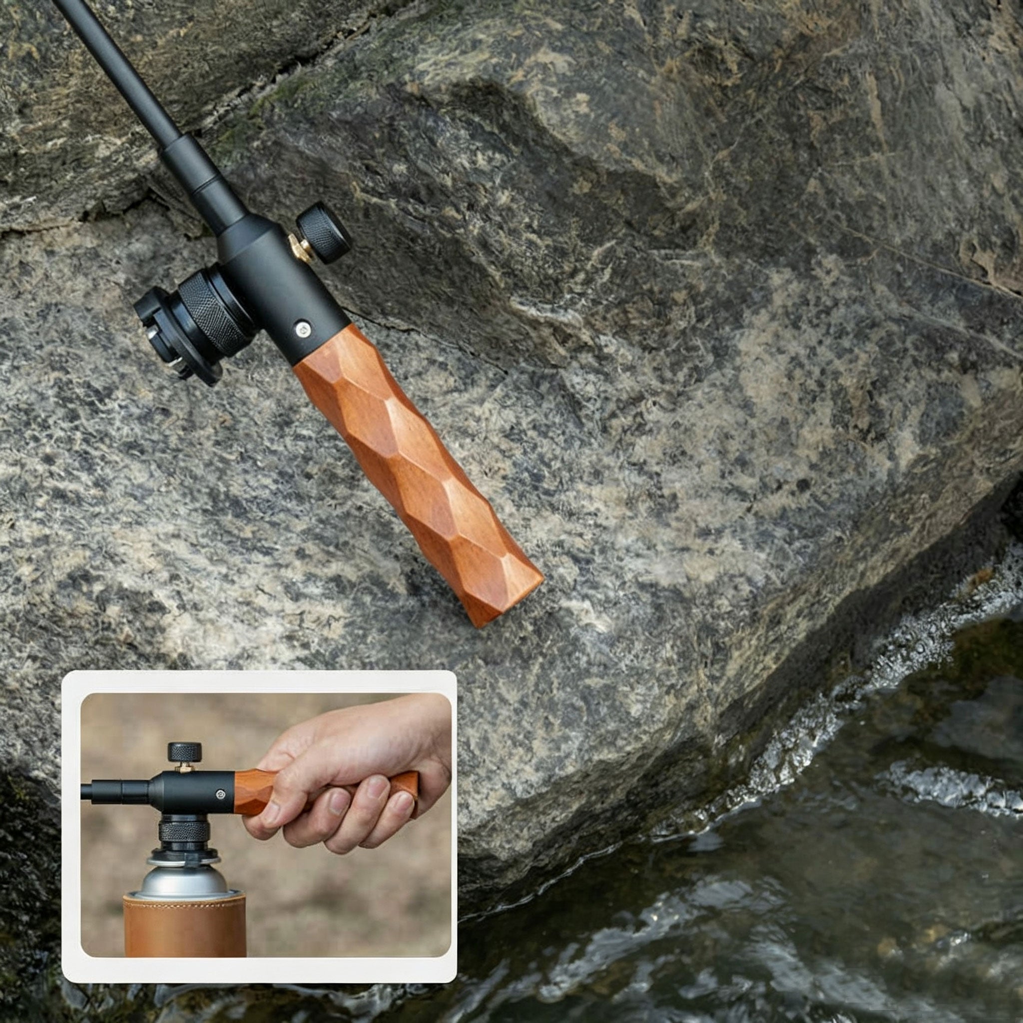 Multi-Function Camp Fire Starter | Dual Gas Interface Powerful Nozzle
