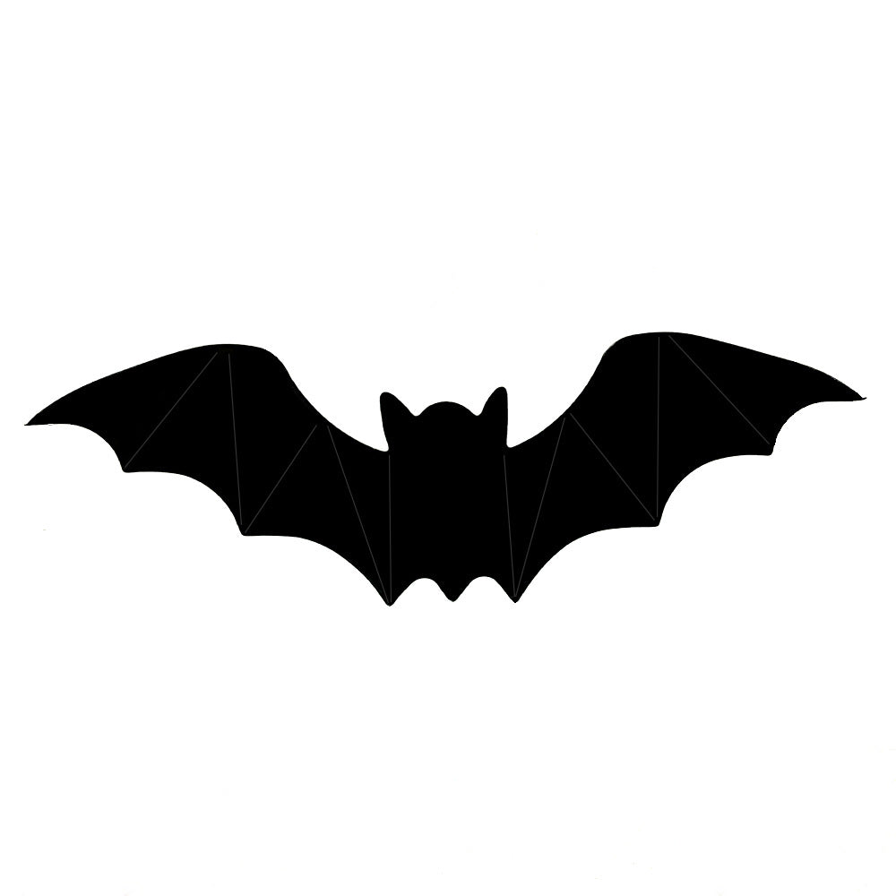 Adesivi murali a LED luminosi con pipistrelli 3D per Halloween
