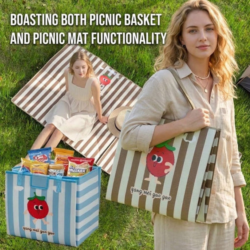 2-in-1 Insulated Foldable Picnic Bag & Mat