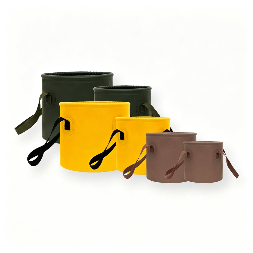 10L Leakproof Collapsible Camping Bucket with Reinforced Handles