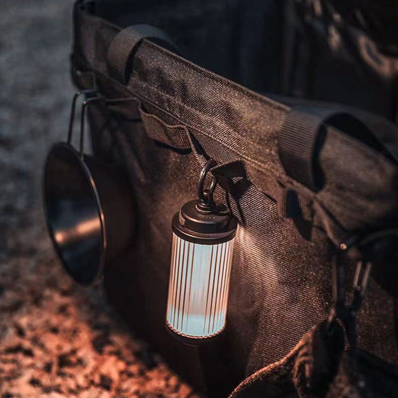 Luce LED da campeggio da appendere per esterni con adesivi