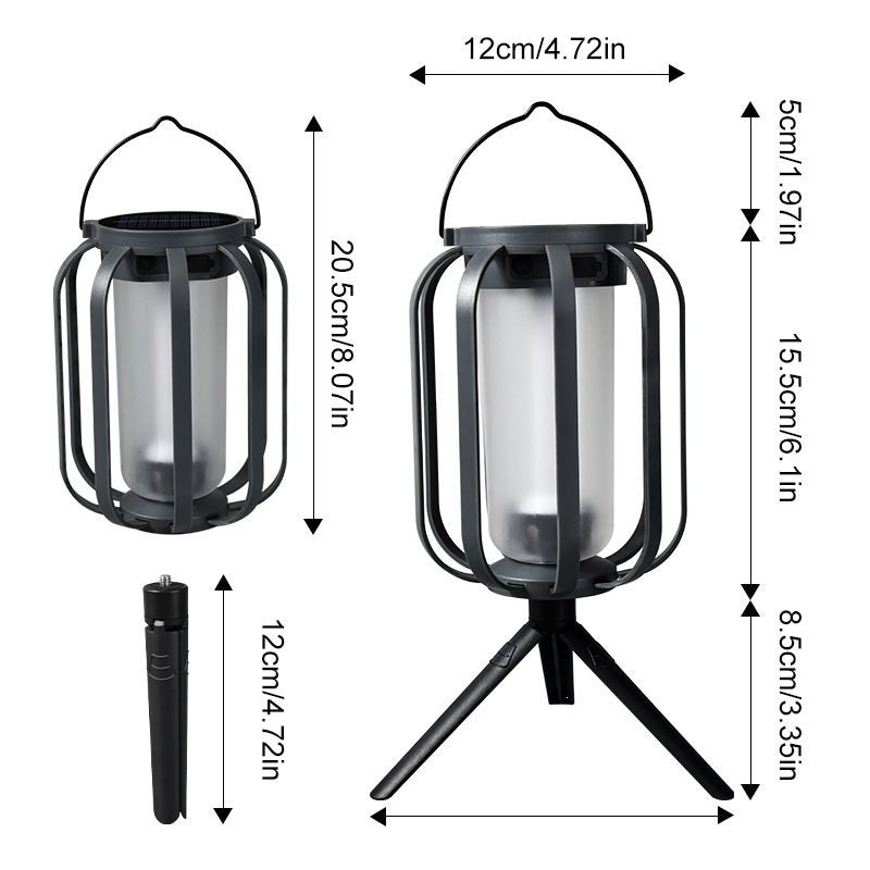 Solar USB‑C Rechargeable Camping Lantern