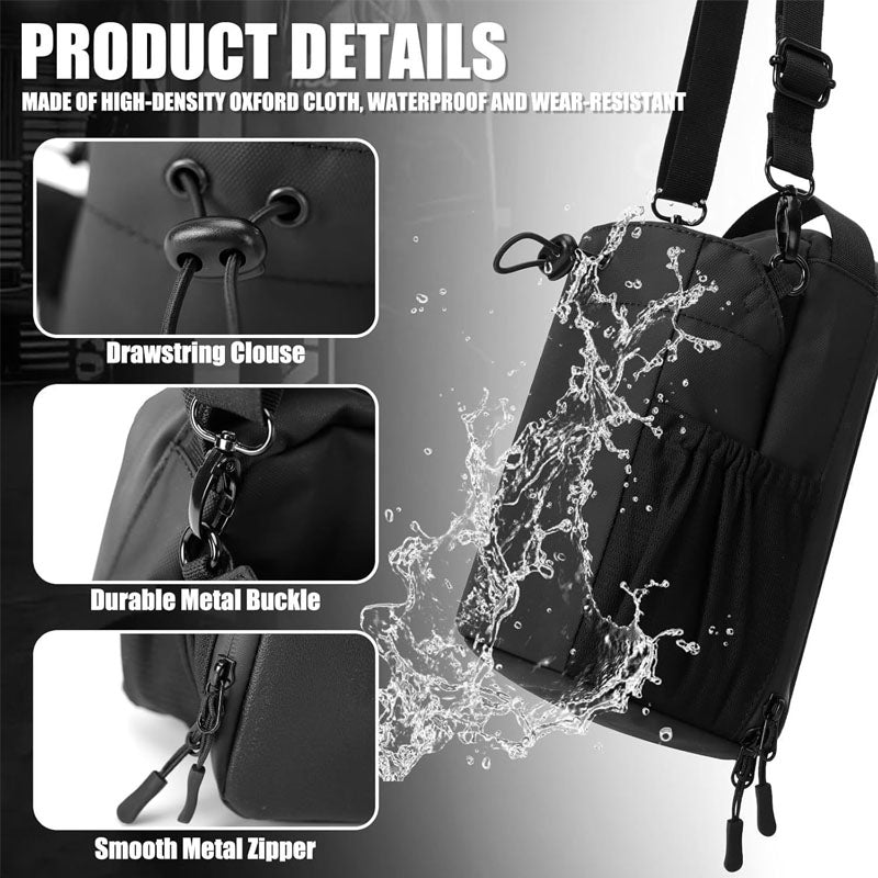 Borsa a tracolla con supporto magnetico per borraccia da palestra