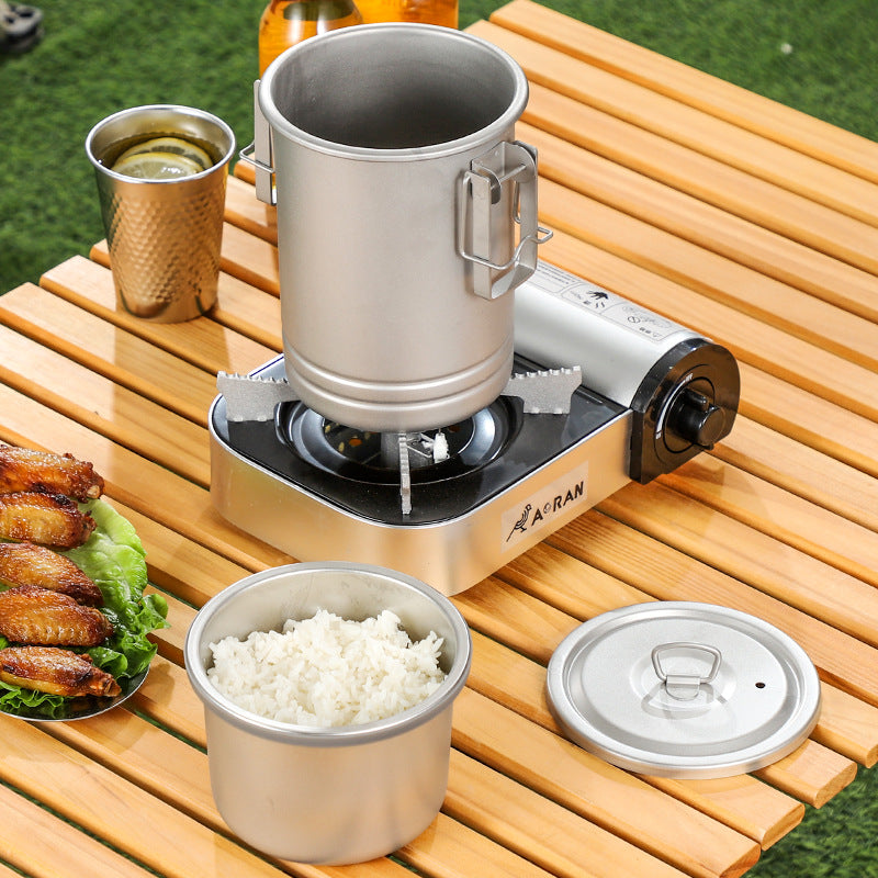 Portable Camping Cook Pot Set