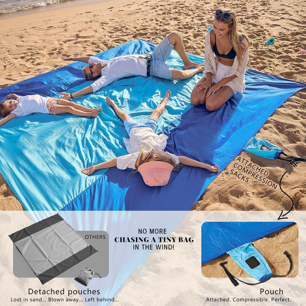 Tappetino da Spiaggia Antisabbia per Picnic all'Aperto