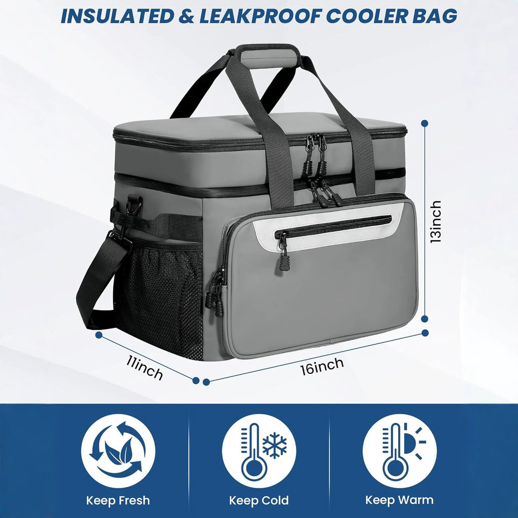 Large Insulated Lunch Cooler Bag