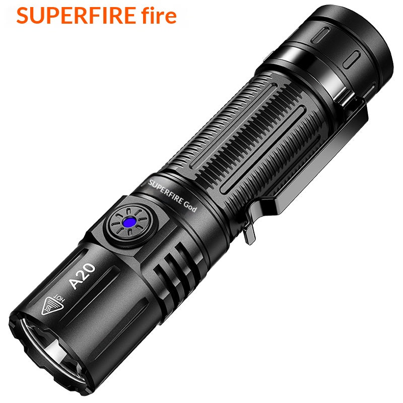 SUPERFIRE A Series Waterproof Rechargeable Tactical Flashlight