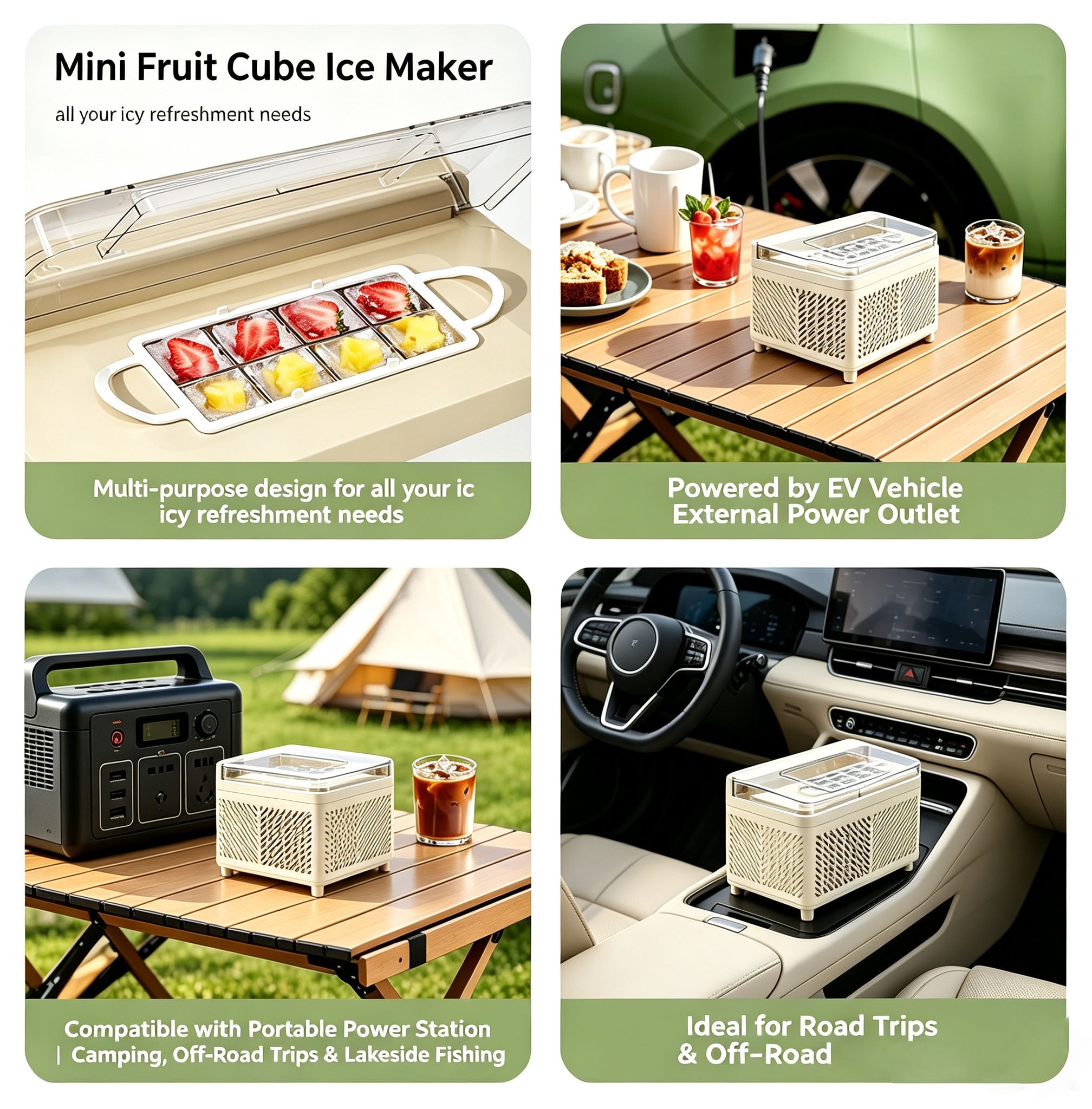 Minimalist Desktop Ice Maker Box