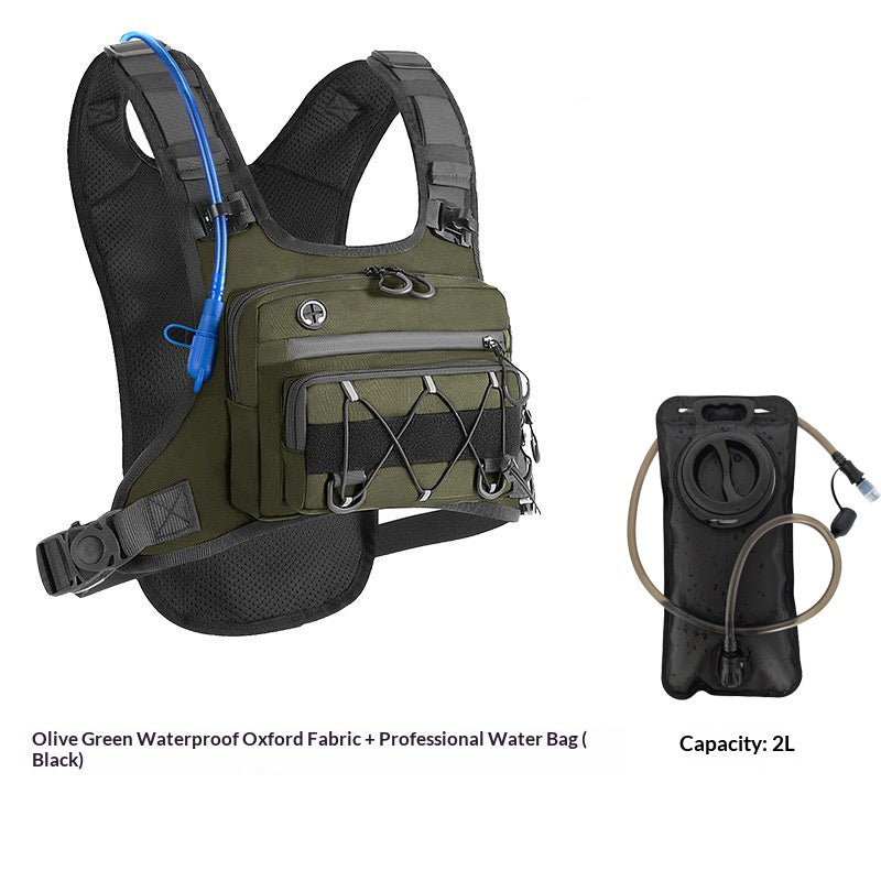 Water-Resistant Oxford Tactical Chest Bag