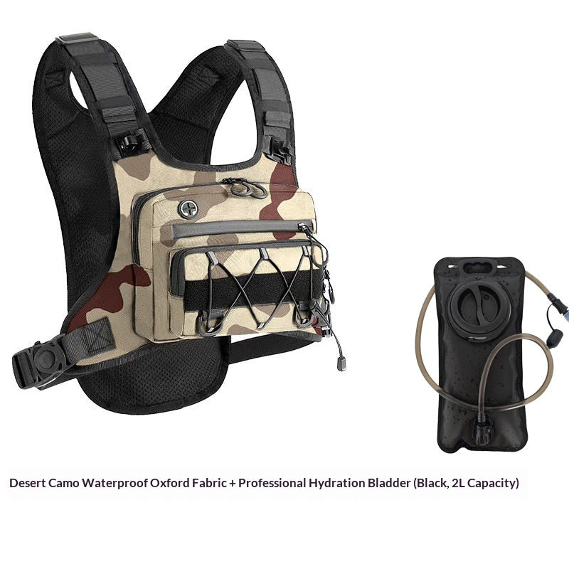Water-Resistant Oxford Tactical Chest Bag