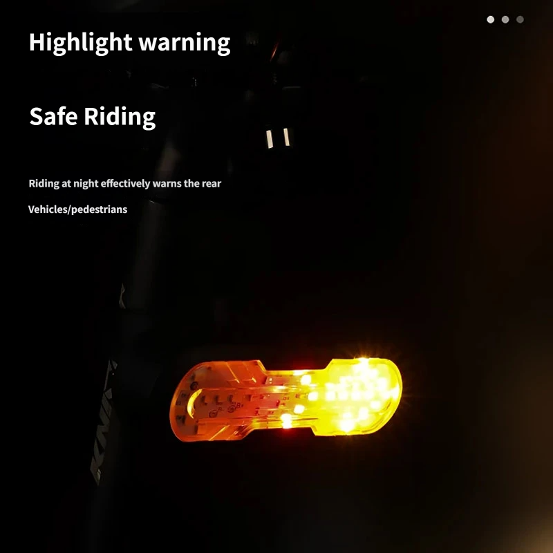 Bike Wireless Remote Turn Signal Tail Light