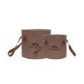10L Leakproof Collapsible Camping Bucket with Reinforced Handles