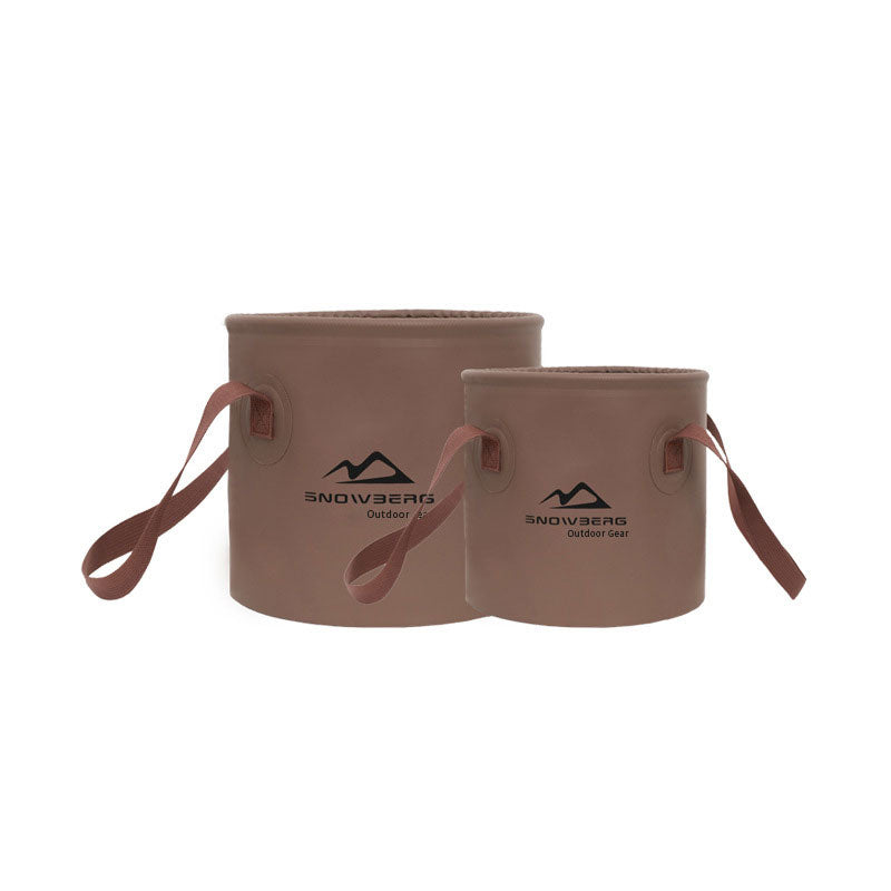 10L Leakproof Collapsible Camping Bucket with Reinforced Handles