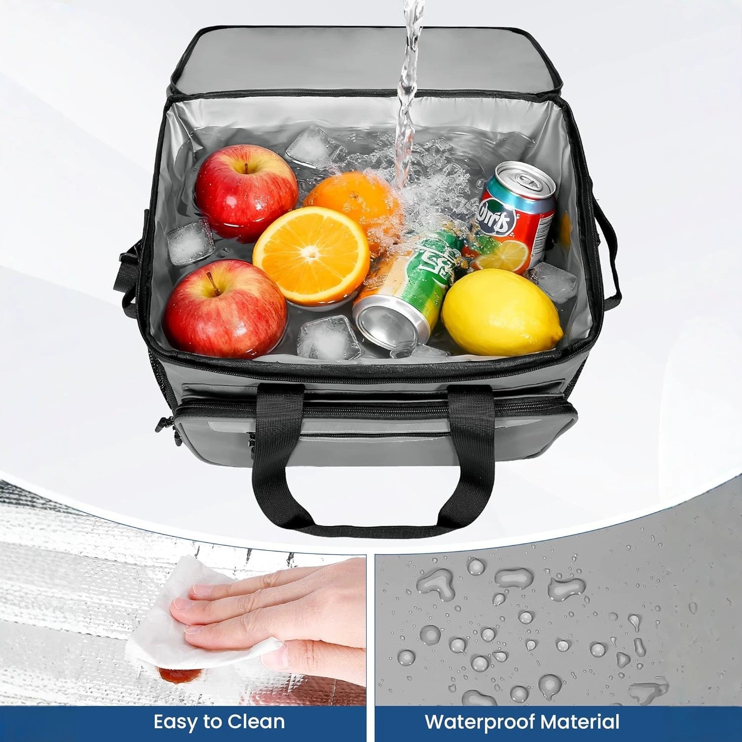 Large Insulated Lunch Cooler Bag