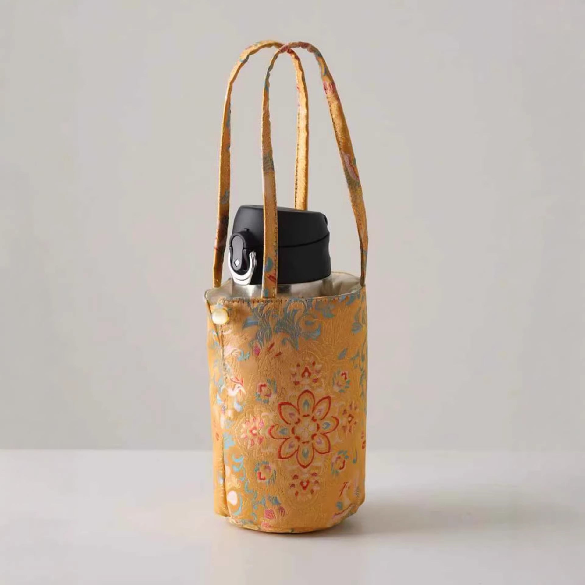 Borsa da trasporto per borraccia in stoffa vintage