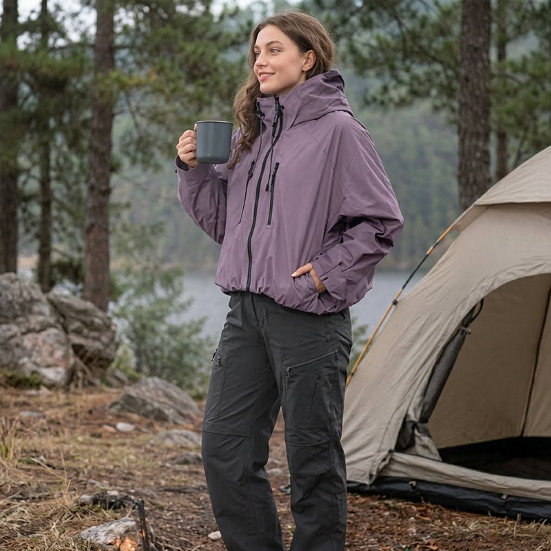 Women’s Loose-Fit Waterproof Outdoor Jacket & Raincoat