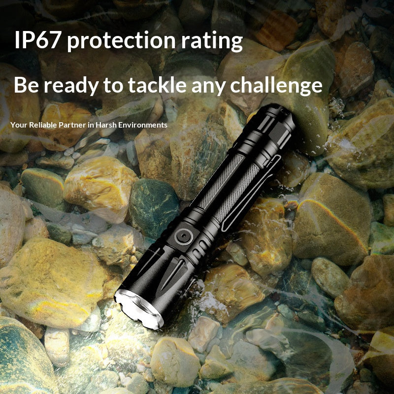 SUPERFIRE A Series Waterproof Rechargeable Tactical Flashlight