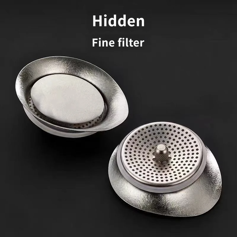 Titanium Portable Camping Tea Set with Filter