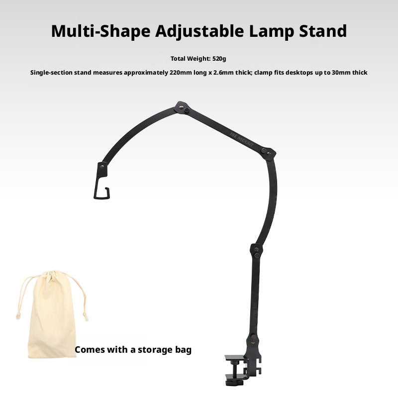 360° Adjustable Camping Lantern Stand