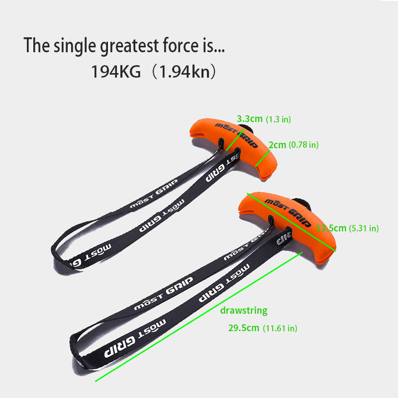 Ergonomic Curved Pull Up Gym Handles