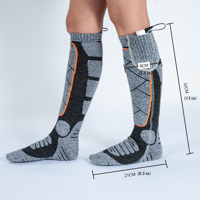 Heated Socks 3.7V Rechargeable Battery Thermal Socks