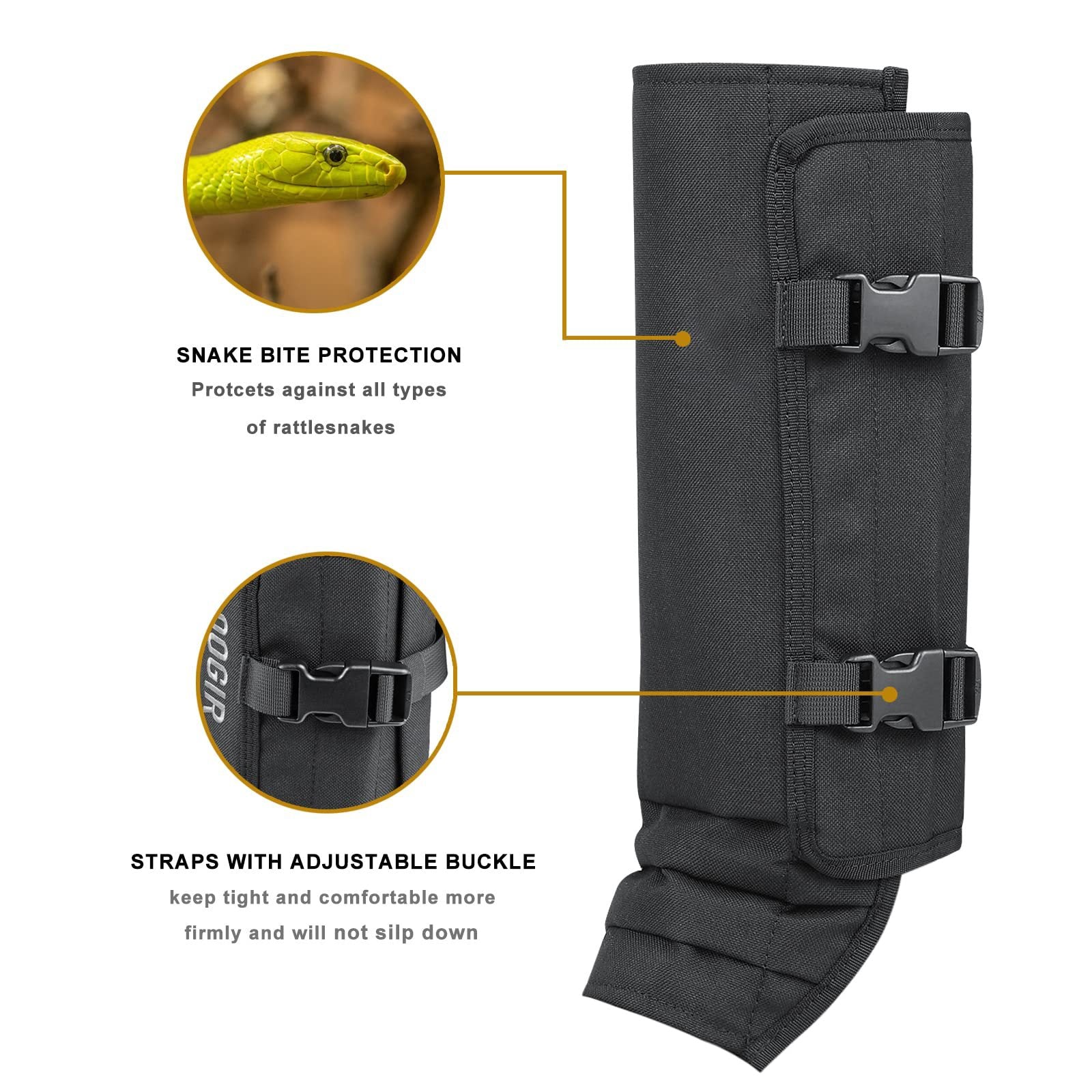 Snake‑Bite Protection Leg Gaiters