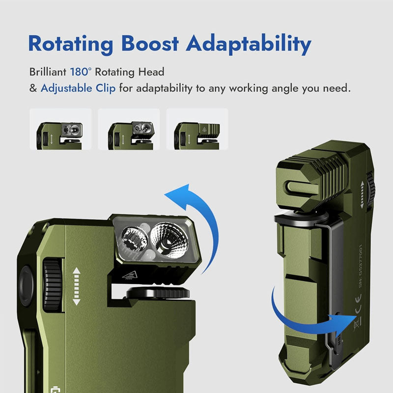 Mini Magnetic Clip‑on Rechargeable Light