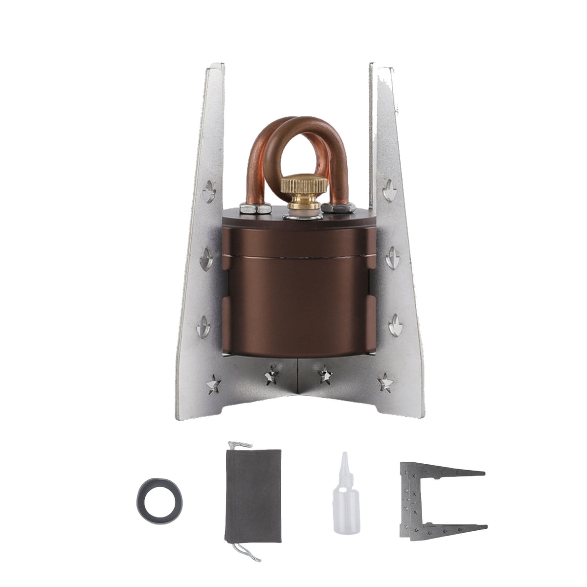 Mini Self-Pressurized Gasification Alcohol Camping Stove